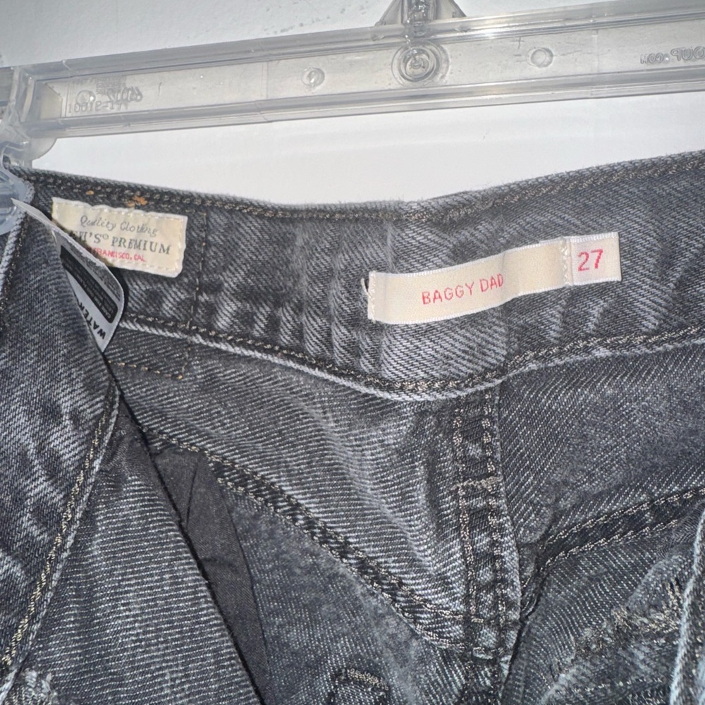 Levi's Dark Gray Boyfriend Jeans - Picture 2 of 3